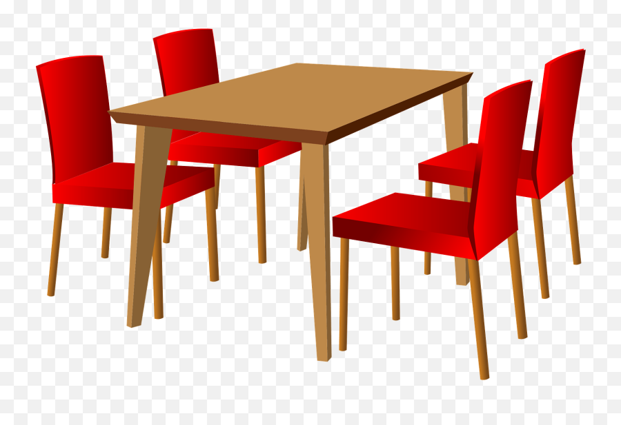 Dining Table Chairs Clipart Free Download Transparent Png - Table And Chairs Clipart,Table And Chairs Png