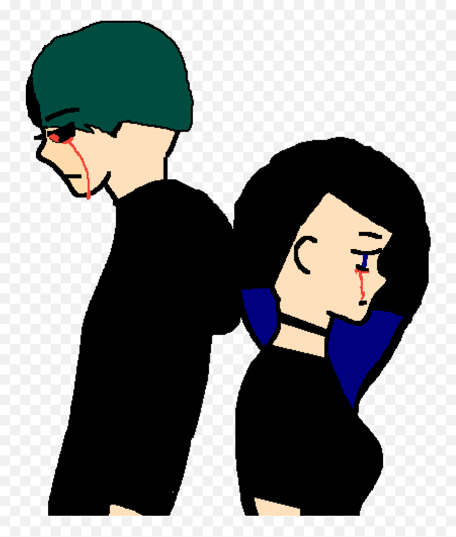 Luna And Shade Are Sad - Sad Girl Png Cartoon,Sad Person Png