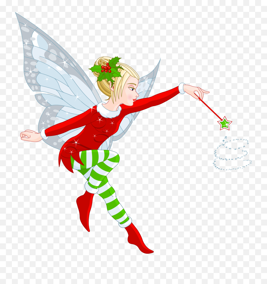 Png Clipart - Transparent Background Christmas Fairy Png,Elf Transparent Background