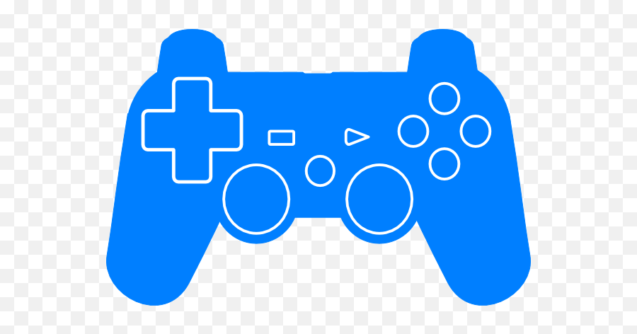 Play Station Controller Silhouette Clip Art - Ps4 Controller Logo Blue Png,Controller Png