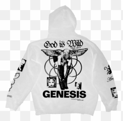 God Is Wild Tour Hoodie - White Tommy Genesis Long Sleeve Png,White Hoodie Png