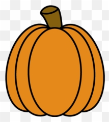 Pumpkin Clipart - Transparent Pumpkin Outline Png,Pumpkin Emoji Png