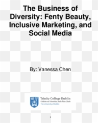 Pdf The Business Of Diversity Beauty Industry Fenty - Vertical png