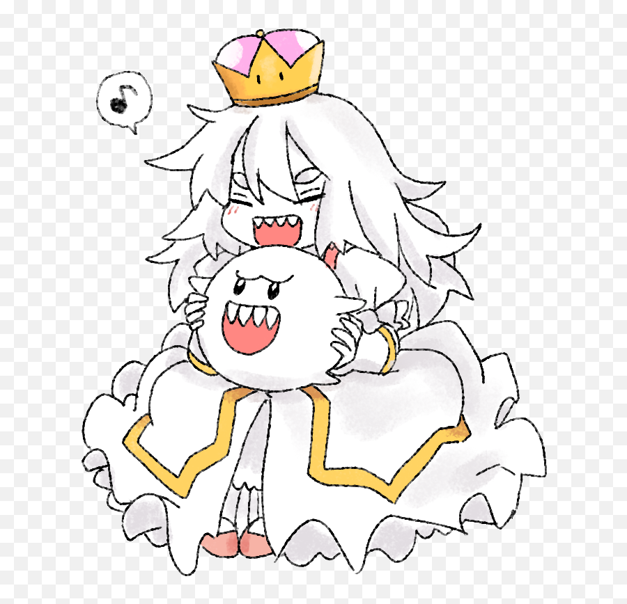 Render Princess King Boo - Boo Waifu Png,King Boo Png