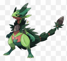 Pokemon Mega Sceptile Z Png Image With - Pokemon Mega Sceptile X,Sceptile Png