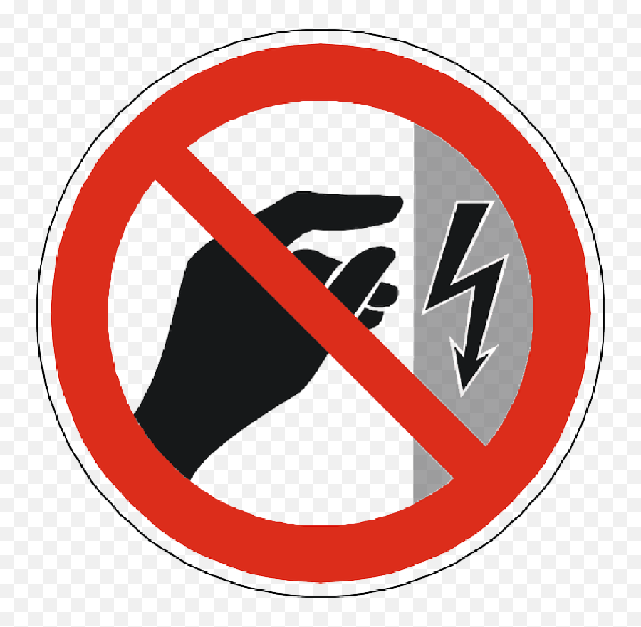 Download Electricity Danger Symbol - Osh Sign Or Symbol In The Workplace Png,Do Not Symbol Transparent