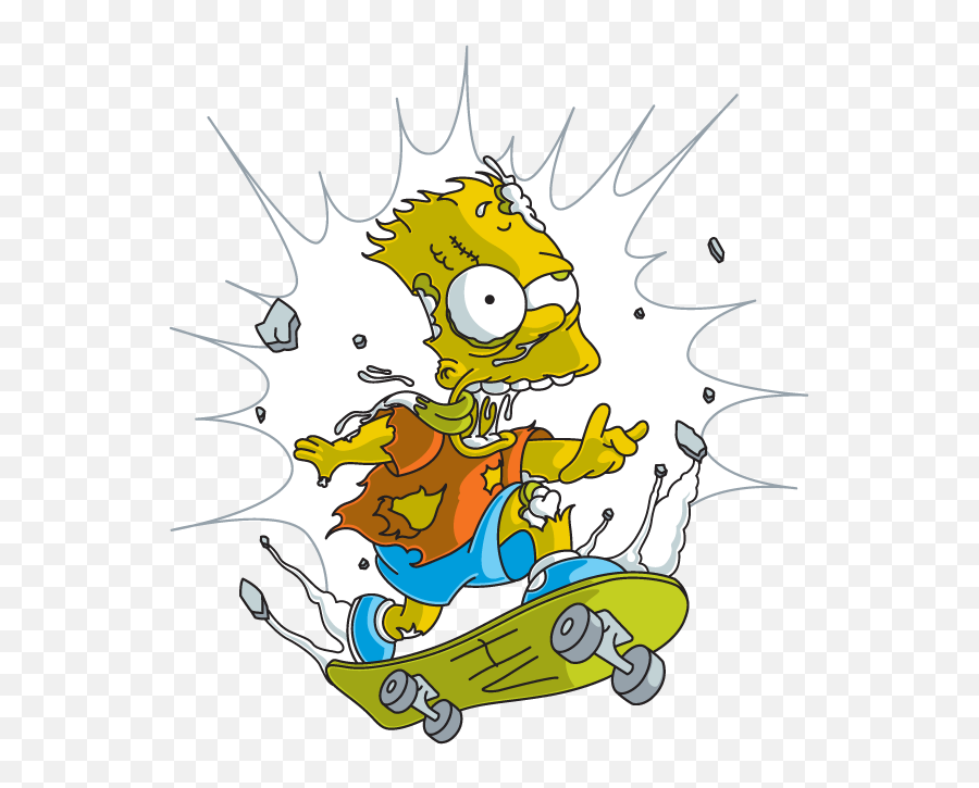 Bart Simpson Supreme Png Image - Bart Simpson Skateboard,Bart Simpson Png