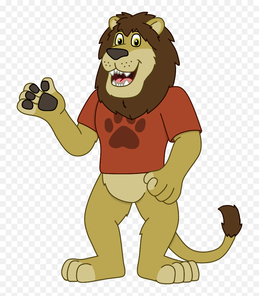 Adam The Lion - Happy Png,Lion Cartoon Png