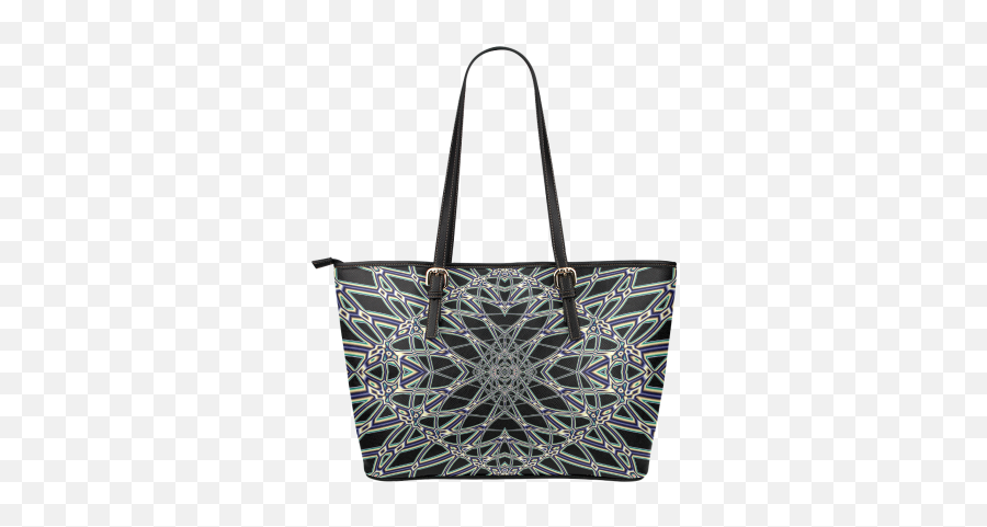 Fishnet Fractal Abstract Leather Tote Bagsmall Model 1651 Id D450907 - Sac Cabas Ikon Lancaster Png,Fishnet Transparent