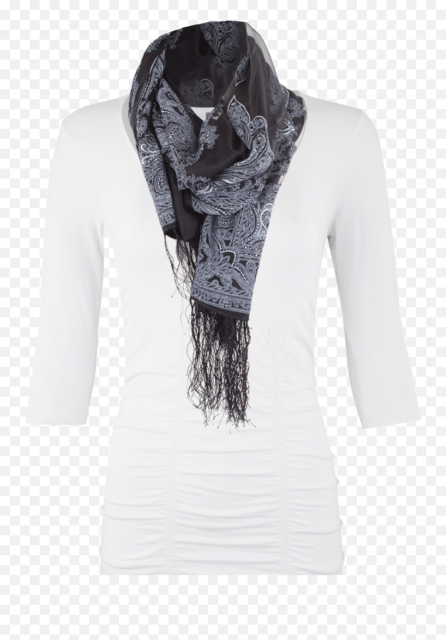 Tasha Polizzi Bandana Scarf - Long Sleeve Png,Black Bandana Png