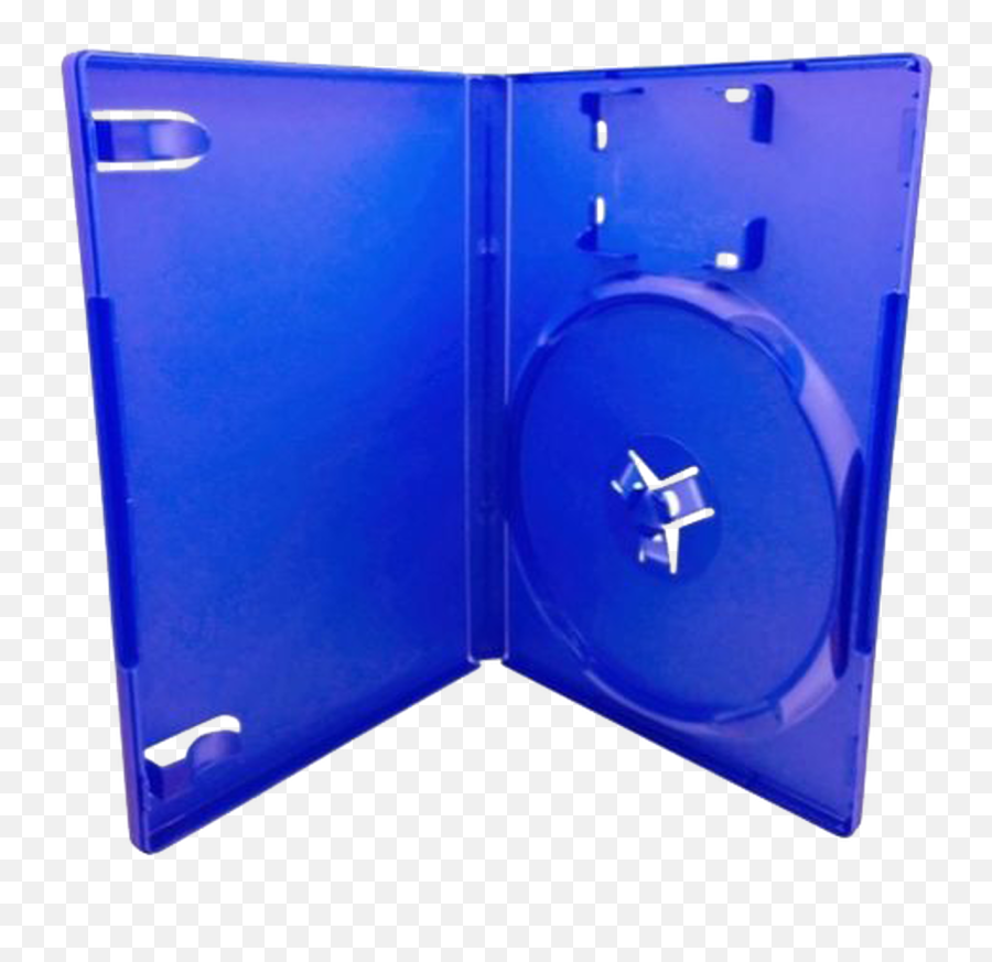 Sony Playstation 2 Ps2 Blue Empty Replacement Game Box Case Png