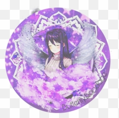 Anime Girl Pastel Icon - Gambarku Purple Icons Png
