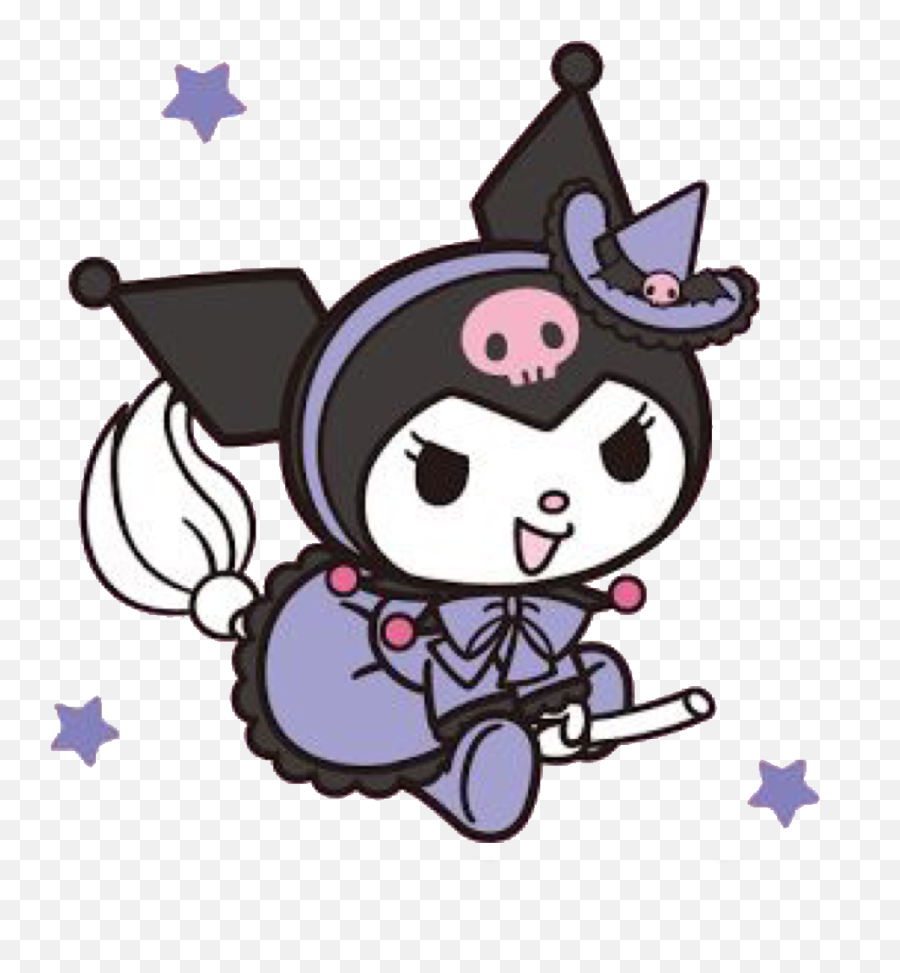 Kawaii Goth Hello Kitty Aesthetic - Hello Kitty Kuromi Png,Transparent Keroppi Icon