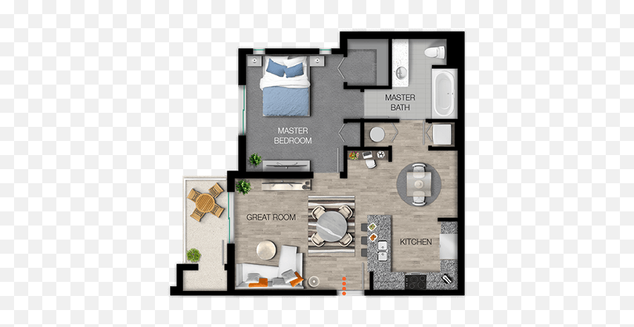 Boost 1 Bedroom Apartment Icon One Daytona - Vertical Png,Excitement Icon