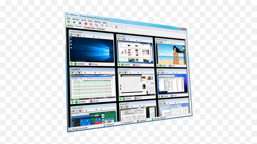 Lanvisor U2014 Remote Desktop Monitoring System - Remote Desktop Monitoring Png,Remote Monitoring Icon