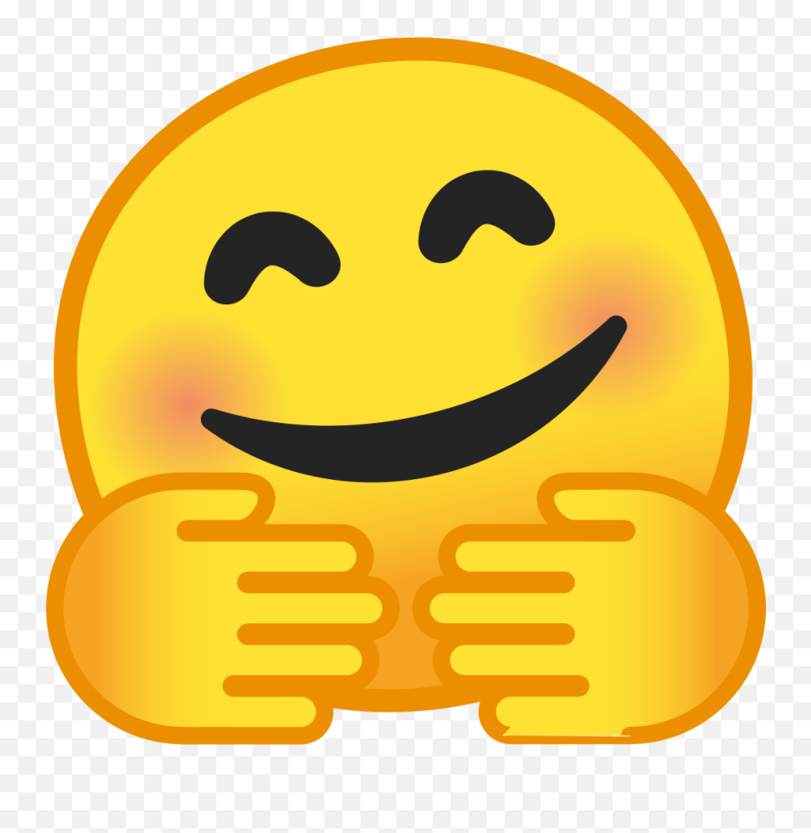 Hugging Face Icon Noto Emoji Smileys Iconset Google - Emoticon Hug Png,Pensive Emoji Transparent