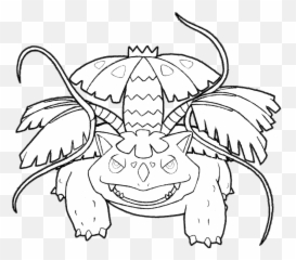 Venusaur Drawing - Drawing Venus Fly Trap Png,Venusaur Png
