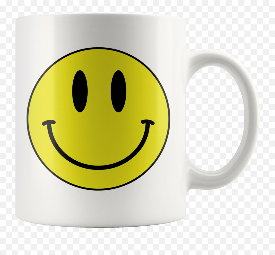 Smiley Face Coffee Mug 11oz Or 15oz Hippie Retro - Mug Png,Hippie Icon