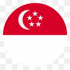 Home - HESS Circle Transparent Singapore Flag Png