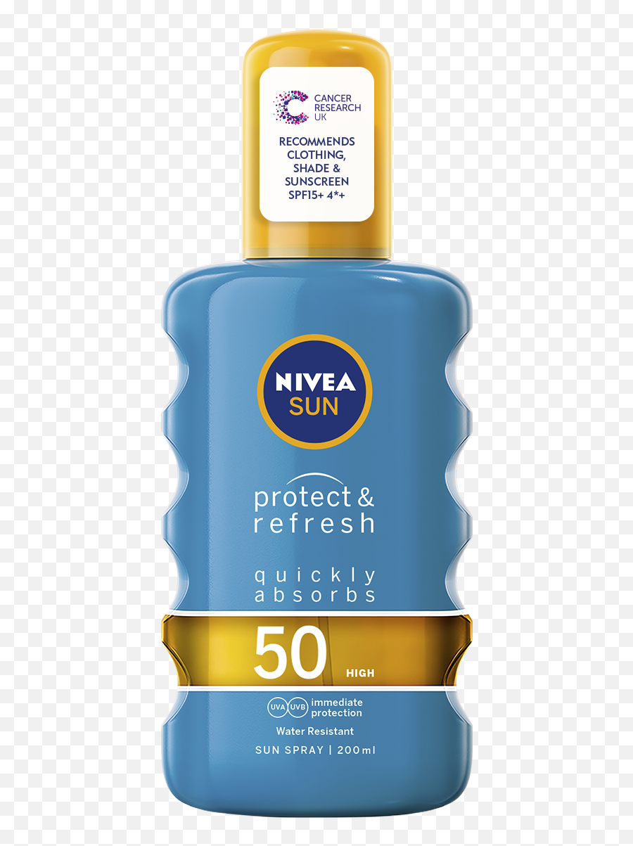 Protect U0026 Refresh Cooling Sun Spray Spf50 - Nivea Sun Protect Refresh Png,Sun Transparent