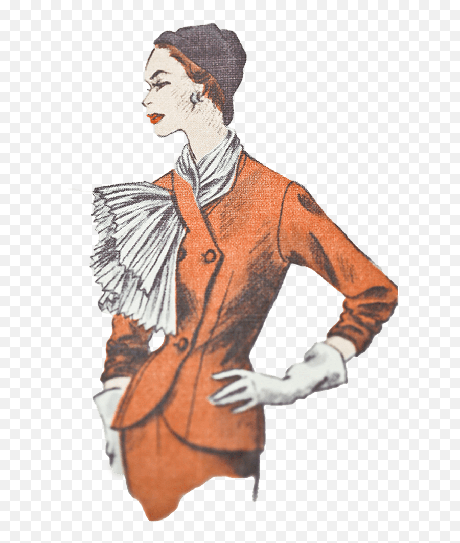 The Vintage Couturière - Vintage Inspired Couture By Olivia Sketch Png,So Couture Icon Dress