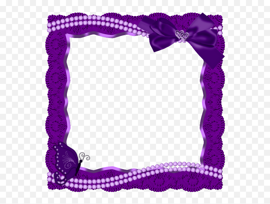 Library Of Purple Ribbon Border Banner Free Download Png - Purple Borders And Frames,Purple Ribbon Png