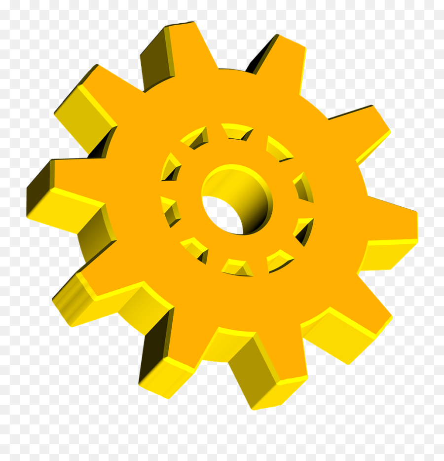 Gears Function Together - Free Image On Pixabay Colorful Gear Clipart Png,Settings Gear Icon Yellow