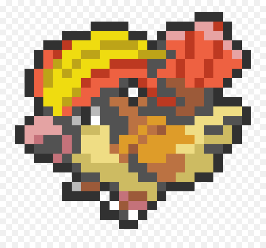 Pixilart - 018 Pidgeot Mini Sprite By Andruru Pokemon Pixel Art Pidgeot Png,Pidgeot Png