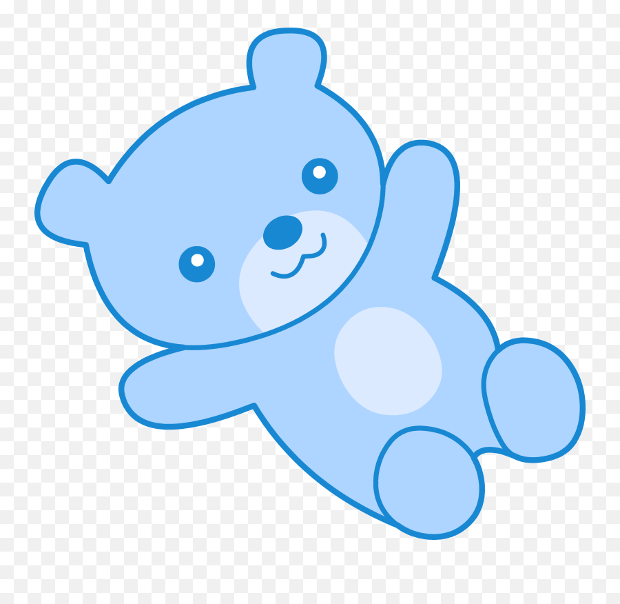 Blue Teddy Bear Clipart Png 5 Image - Cute Teddy Bear Cartoon,Teddy Bear Clipart Png