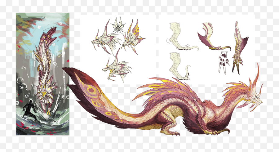 Everything We Know About Monster Hunter X Charlotte Buckingham - Concept Art Monster Hunter Mizutsune Png,Zamtrios Icon