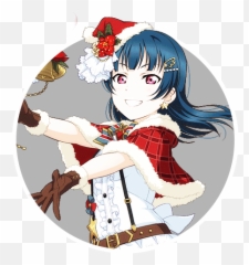 On Twitter Love Live Aqours Christmas Set Icon Pack - Yohane png