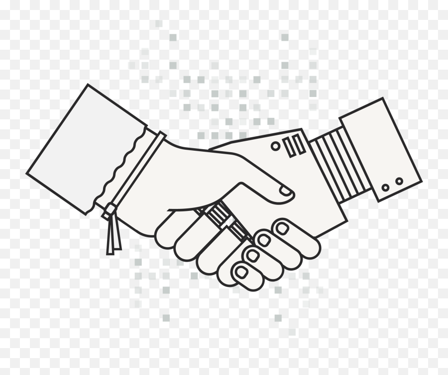Company Building With Purpose - Language Png,Black And White Handshake Icon