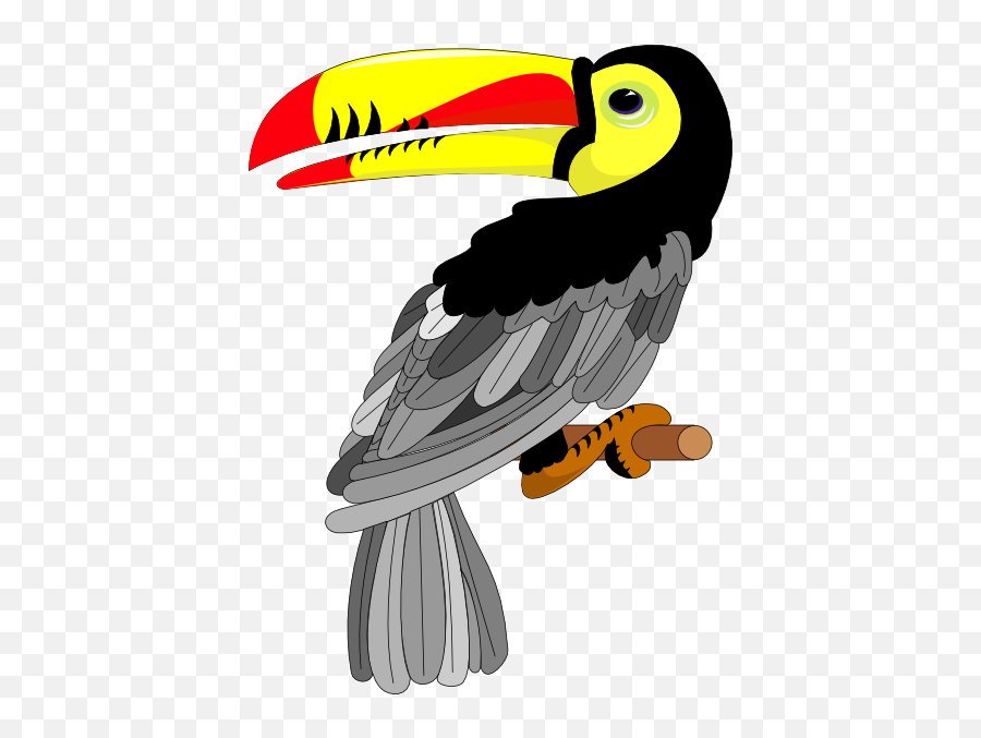 Toucan Clip Art - Vector Clip Art Online Toucan Flying Clipart With Transparent Background Png,Tucan Png