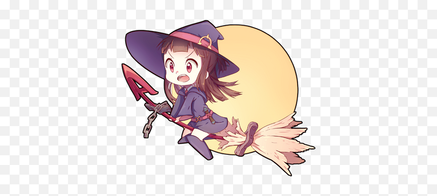 Rascal Does Not Dream Of Bunny Girl - Mai Jet Tag Keychain Chibi Witch On A Broomstick Png,Little Witch Academia Icon