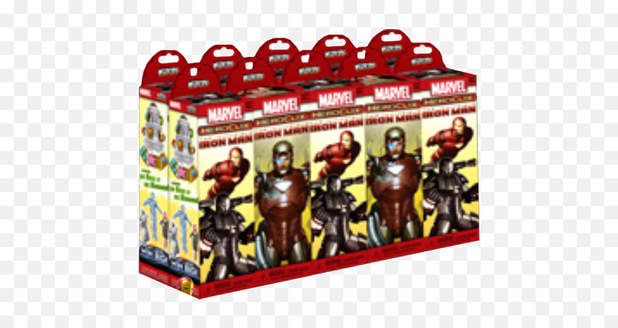 Heroclix - Marvel Invincible Iron Man 10ct Booster Brick Brick Of 10 Heroclix Png,Invincible Icon