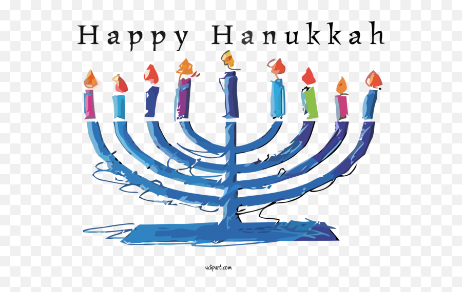 Holidays Hanukkah Menorah Candle Holder For - Happy Chanukah Png,Candle Stick Drawing Icon