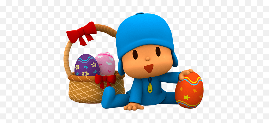 Pocoyo Found Easter Eggs Transparent Png - Stickpng Pocoyo Easter,Easter Eggs Transparent