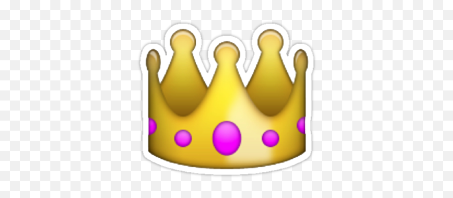 Transparent Stickers Emoji Crown Just - Crown Emoji Png Iphone,Tumblr Transparent Stickers