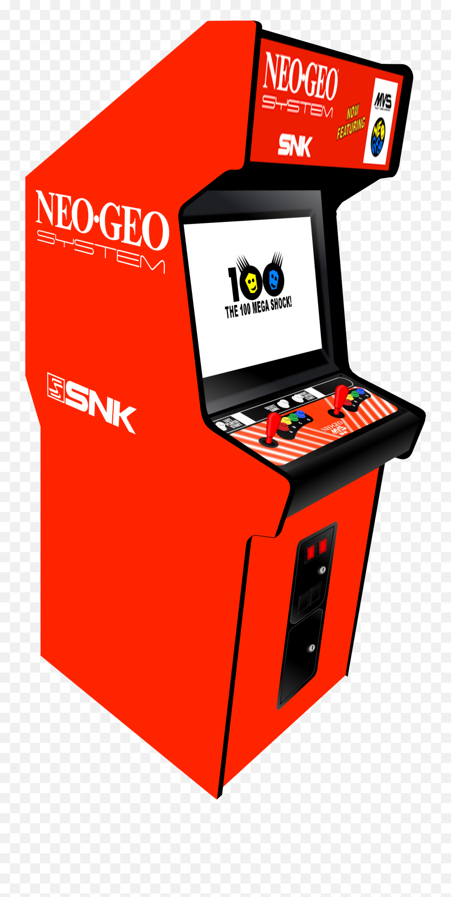 Gaming Clipart Arcade Stick Picture 1186620 - Neo Geo Mvs Multi Video System Png,Arcade Cabinet Png