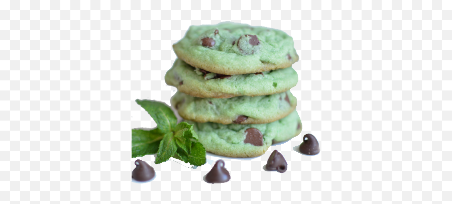Mint Chocolate Chip Cookie - Mint Chocolate Chip Cookie Png,Cookies Png