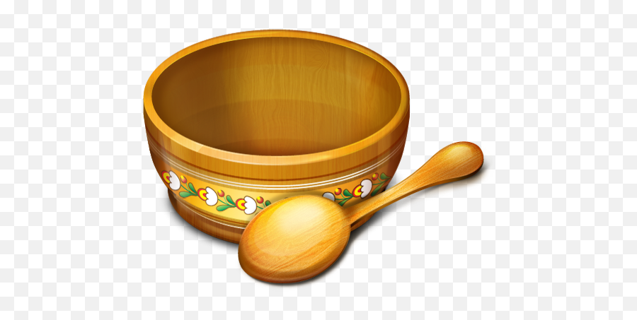 Wooden Spoon Icon - Empty Bowl Spoon Png,Wooden Spoon Png