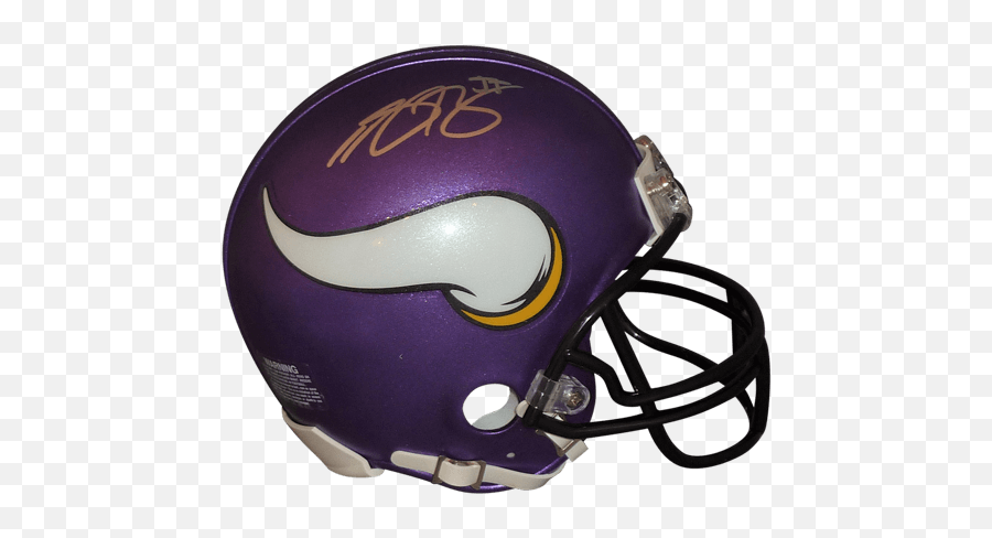 Anthony Barr Autographed Minnesota Vikings Mini Helmet - Texas Football Helmet Png,Minnesota Vikings Png