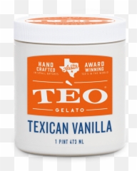 Texican Vanilla - Tèo Gelato Png,Vanilla Png