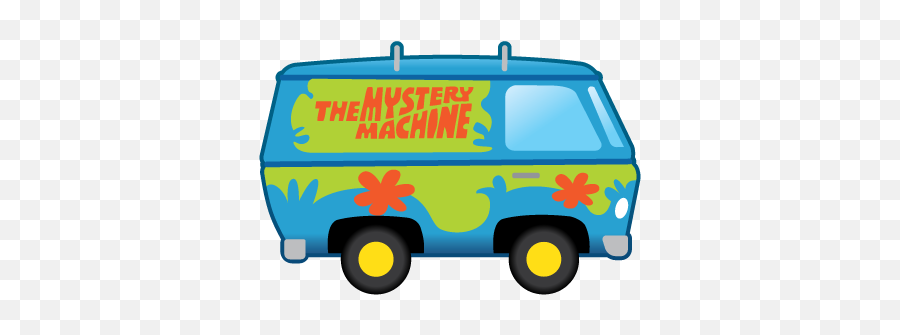 Car Emoji Transparent Png Clipart - Mystery Machine Scooby Doo Transparent,Mystery Machine Png