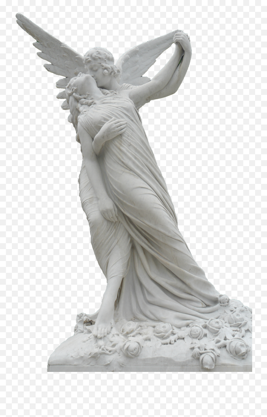 Beso Del Ángel De Pacciani - Classical Sculpture Png,Angel Statue Png
