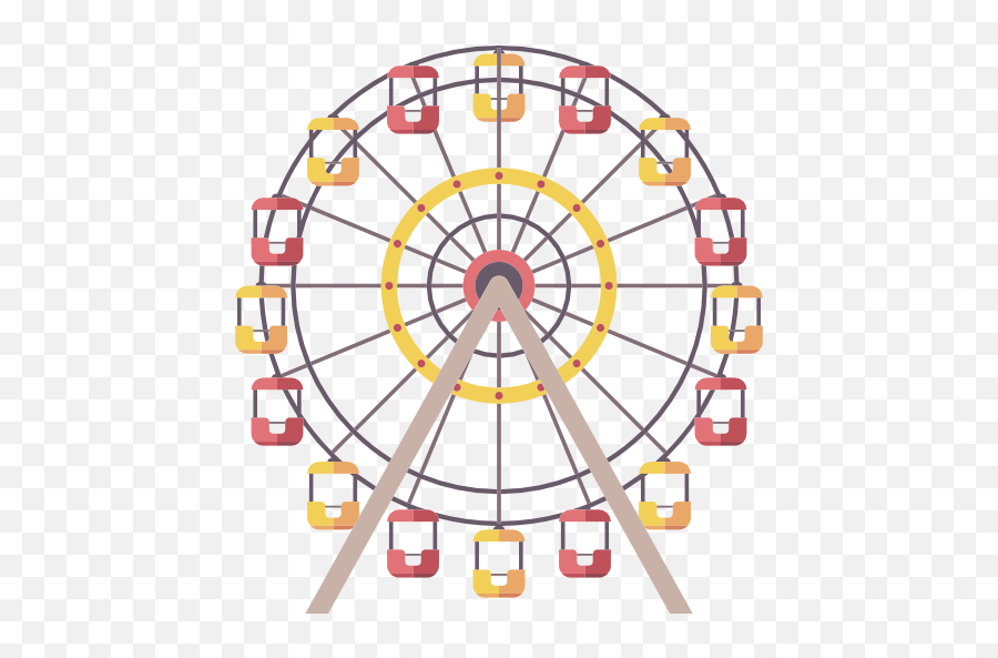Amusement Park Buildings Fair Ferris Wheel Funfair - Ferris Wheel Png,Fair Png