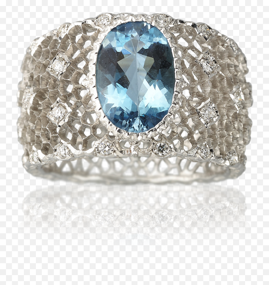 Anello - Acquamarinau7354png Buccellati Official Diamond,Jewelry Png