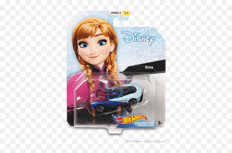 Hw Disney And Pixar Character Cars From Screens To Tracks - Hot Wheels Anna Png,Disney Character Png