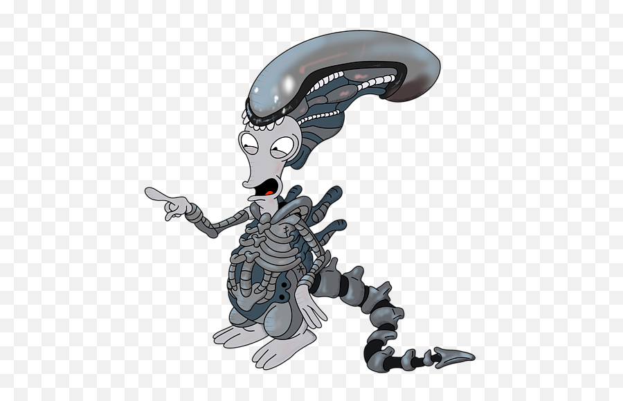 Roger The Alien Xenomorph Tapestry - Roger As An Alien American Dad Png,Xenomorph Png