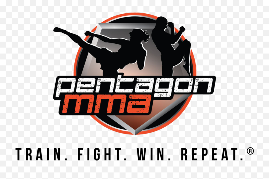 Pentagon Shape Png - Pentagonmma Logo Trainfightwinrepeat Pentagon Mma Logo,Pentagon Logo